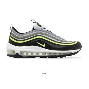 Air Max 97 'Platinum Black Volt' youth size 3.5